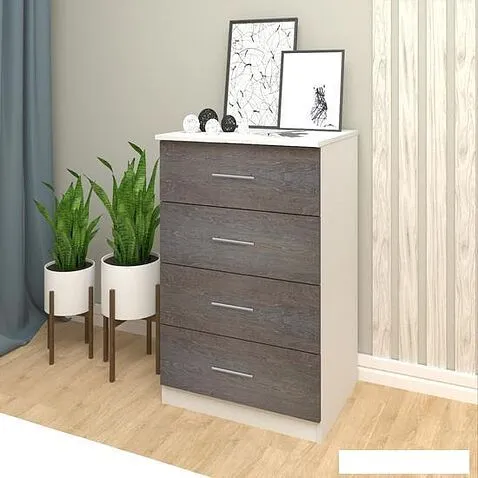 Комод Кортекс-мебель Модерн 60-4ш (дуб сонома)