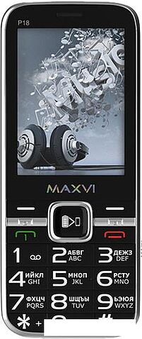 Мобильный телефон Maxvi P18 (черный)