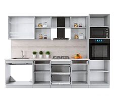 Готовая кухня Интерлиния Мила Крафт 3.0 (дуб английский)