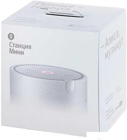 Умная колонка Яндекс Станция Мини 2 без часов (серый)