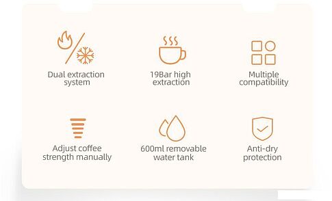 Капсульная кофеварка Hibrew H2B (черный)