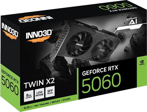 Видеокарта Inno3D GeForce RTX 5060 Twin X2 N50602-08D7-195071N