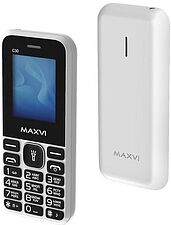 Кнопочный телефон Maxvi C30 (белый) Кнопочный телефон Maxvi C30 (белый)