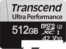 Карта памяти Transcend microSDXC 340S 512GB (с адаптером)