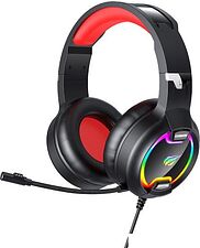 Наушники Havit H2233d (черный/красный)