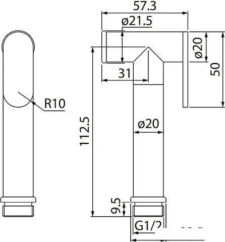 Гигиенический душ IDDIS 020BBLGi20