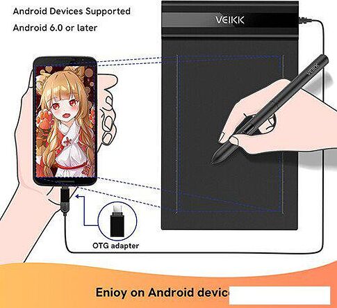 Графический планшет Veikk Creator Pop S640