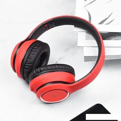 Наушники Hoco W28 (красный)