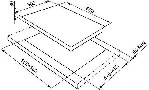 Варочная панель Smeg SR764AO