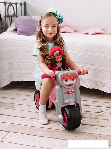 Каталка Полесье Мини-мото (розовый) [48233]