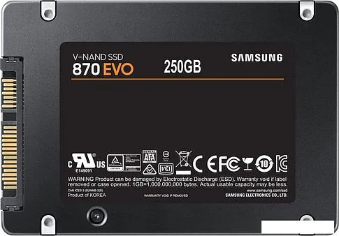 SSD Samsung 870 Evo 500GB MZ-77E500BW