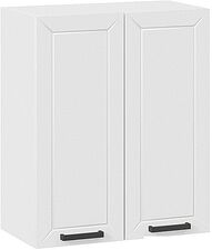 Шкаф навесной Трия Лорас 1В6 (белый/холст белый)