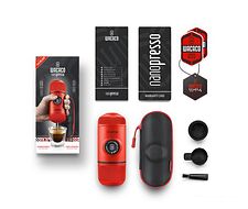 Ручная кофеварка WACACO Nanopresso Lava Red + Case Ручная кофеварка WACACO Nanopresso Lava Red + Case