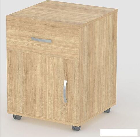 Тумба Seven Dreams SD-252 выкатная (дуб сонома)