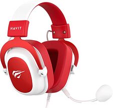 Наушники Havit Gamenote H2002d (белый/красный)