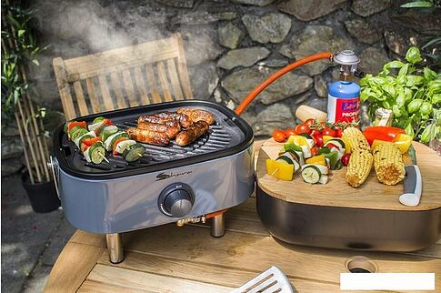 Портативный газовый гриль Sahara Mini BBQ (кремовый)