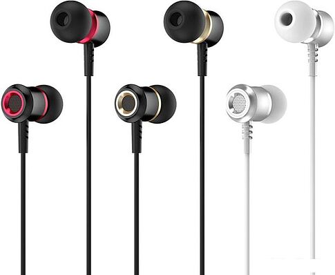 Наушники Hoco M46 (черный/красный)