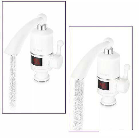 Проточный электрический водонагреватель-кран Kitfort KT-4027