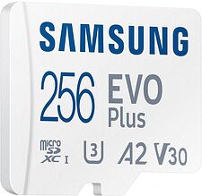 Карта памяти Samsung EVO Plus 2021 microSDXC 256GB (с адаптером) Карта памяти Samsung EVO Plus 2021 microSDXC 256GB (с адаптером)