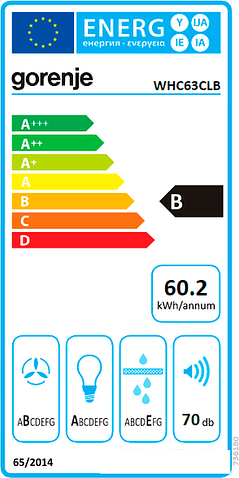Кухонная вытяжка Gorenje WHC63CLB