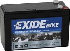 Мотоциклетный аккумулятор Exide AGM12-7F (7 А·ч)