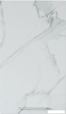 Шкаф навесной Горизонт Оптима 80 Витрина (мрамор арктик)