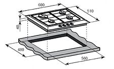Варочная панель Weissgauff HGG 640 BG Nano Glass Варочная панель Weissgauff HGG 640 BG Nano Glass
