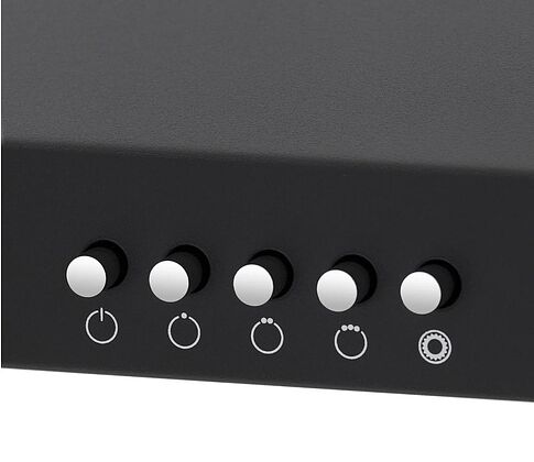 Кухонная вытяжка Krona Jillian 600 black PB (черный)