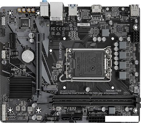 Материнская плата Gigabyte H610M K DDR4 (rev. 2.0)