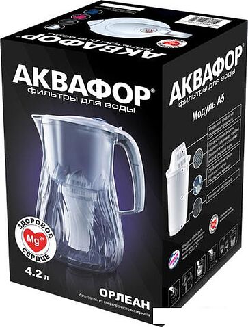 Кувшин АКВАФОР Орлеан (вишневый)