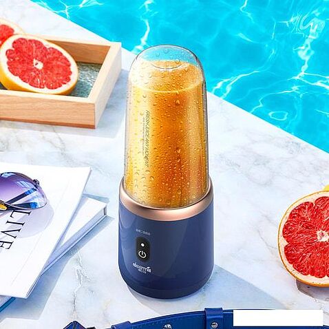 Портативный блендер Deerma DEM-NU06 Blue