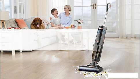 Вертикальный пылесос с влажной уборкой iLife W100