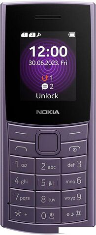 Кнопочный телефон Nokia 110 4G Dual SIM (фиолетовый)