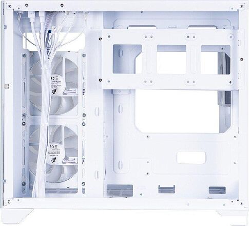 Корпус 1stPlayer Megaview MV6-TP ARGB (белый)