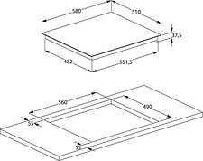 Варочная панель BEKO HIC64402T Варочная панель BEKO HIC64402T