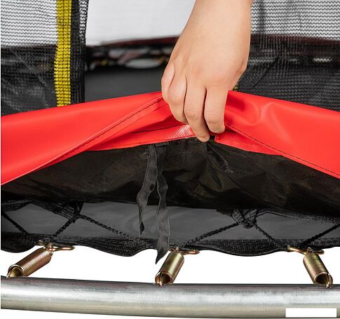 Батут Sundays Favorite Premium 6FT (красный, с сеткой)