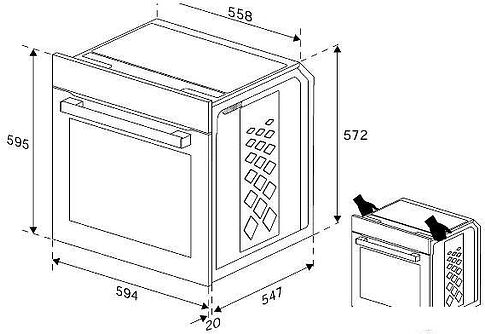 Электрический духовой шкаф Hotpoint-Ariston FE8 831 JSH BLG