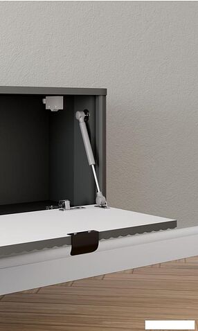 Тумба Arvento Rondo навесная 3D-187 (графит/дарк грей)