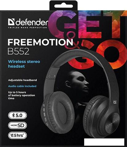 Наушники Defender FreeMotion B552