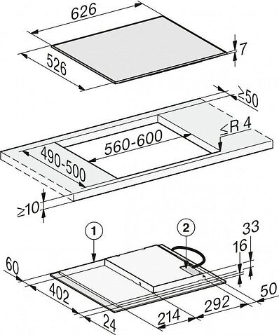 Варочная панель Miele KM 7361 FR