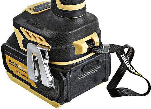 Ударная дрель-шуруповерт Hanskonner HCD18165BLI (с 2-мя АКБ, кейс)