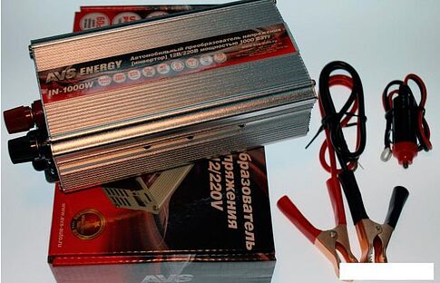 Автомобильный инвертор AVS 12/220V IN-1000W