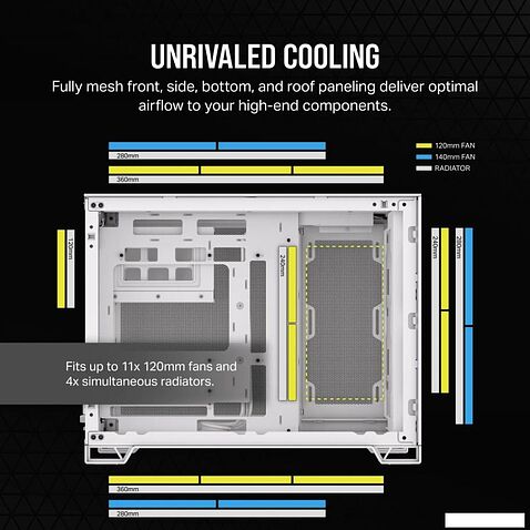 Корпус Corsair 2500D Airflow CC-9011264-WW