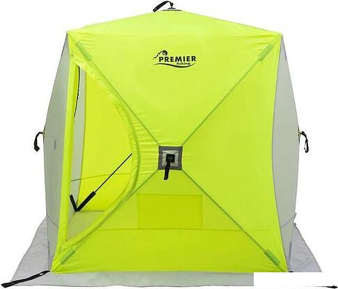 Палатка для зимней рыбалки Premier Fishing Куб PR-ISC-150YLG (салатовый/серый)