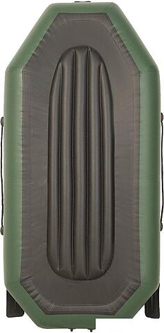 Моторно-гребная лодка Лоцман Гребная под мотор стандарт ЛС-260 ВНД (зеленый)