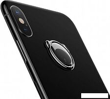 Накладка-держатель Baseus Bear Finger Metal Ring Grip Stand (черный)