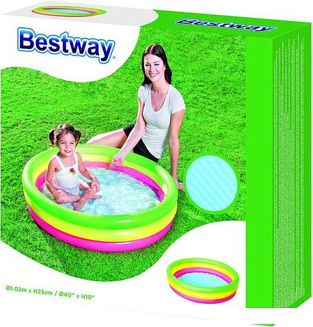 Надувной бассейн Bestway 51104 (102х25)
