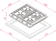 Варочная панель TEKA EX 60.1 4G AI AL CI [40212205]