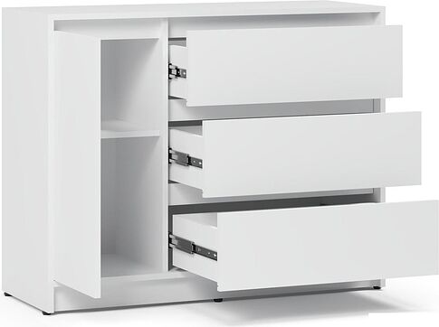 Тумба ЭлиГард Brighton 1D3S (белый)