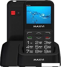 Кнопочный телефон Maxvi B231ds (черный)